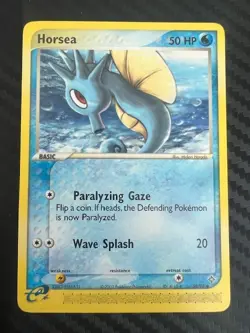 Pokemon TCG EX Dragon 58/97 Horsea Common VLP - Image 1