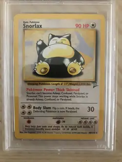 2000 Pokemon Game Base Set 2 Snorlax PSA 9 MINT No. 30/130 #30 - Image 2