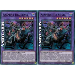 AZAMINA ILIA SILVIA 2x • Super R • ROTA IT030 • 1Ed • Yugioh! • ANDYCARDS - Image 1