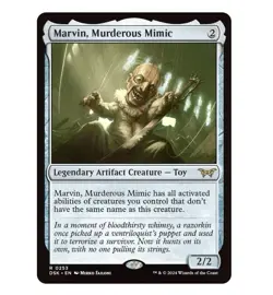 Marvin, Murderous Mimic - Duskmourn (DSK) - MTG Regular Card #253 - Rare - Image 1