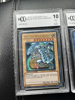 2010 Yugioh Legendary Collection Egyptian God Full Set BCCG Mint 10 - Image 2