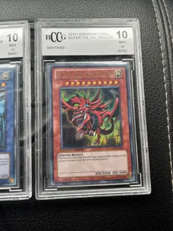2010 Yugioh Legendary Collection Egyptian God Full Set BCCG Mint 10 - Image 4