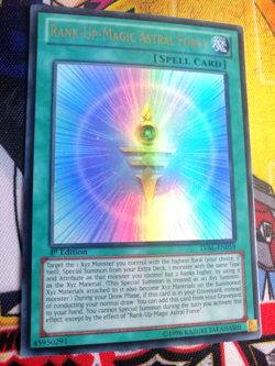 Rank-Up-Magic Astral Force lval-en059 1st Edition (NM) Ultra Rare Yu-Gi-Oh! - Image 1