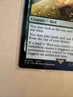 MTG Traveling Chocobo FIN 0210 M NM Regular - Image 3