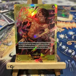 One Piece Card Game - Portgas.D.Ace OP07-119 SEC Secret Rare Holo Foil English - Image 1