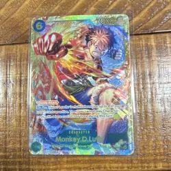 Namco One Piece CCG Monkey.D.Luffy OP13-001 Leader Alt Art Foil 5000 Power - Image 1