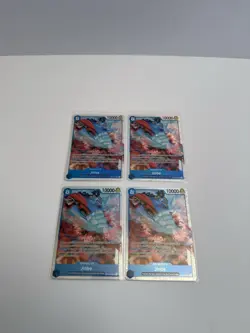 x4 Playset - One Piece OP14 The Azure Sea's Seven - Jinbe SR OP14-049 - Image 1