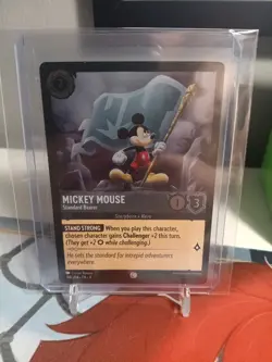 Disney LORCANA Cold Foil Mickey MOUSE STANDARD BEARER 188/204 - Image 1