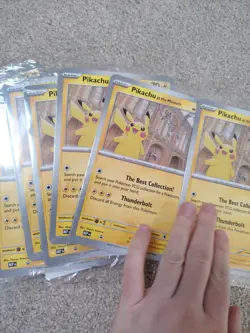 X10 Pikachu At The Museum (SEALED) X Natural History Museum Pokemon Promo Card - Image 3