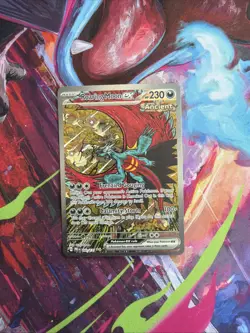Pokemon Roaring Moon EX Prismatic Evolutions Holo Card 162/131 - Image 1