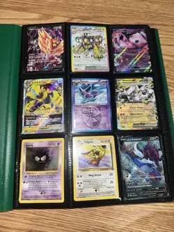 100+ pokemon binder collection full art, 1st edition cards shadowless etc - Image 1