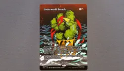 TMNT Underworld Breach (M #10) Borderless Source Material Magic The Gathering NM - Image 1