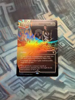 MTG Foil Borderless Flawless Maneuver NM Unplayed Commander Masters - Image 1