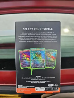 Magic: The Gathering TMNT Commander Deck 100 Cards Sealed - Image 2