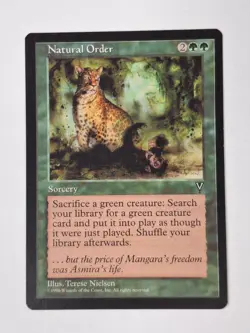 MTG NATURAL ORDER - VISIONS Magic Card NM BB - Image 1