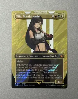 Tifa, Martial Artist (Borderless) (Surge Foil) Commander Magic Final Fantasy 🔥 - Image 2