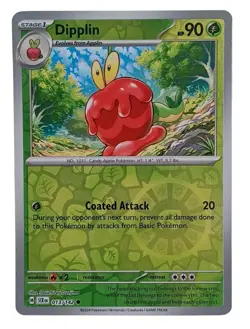 Dipplin 013/142 Reverse Holo Card Pokemon Tcg Stellar Crown NM - Image 1
