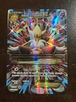 M Alakazam EX 118/124 LP Pokemon TCG XY Fates Collide Full Art LP - Image 1