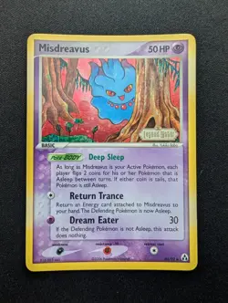 M/NM Pokemon Misdreavus Holo Card 40/92 Legend Maker 2006 - Image 1