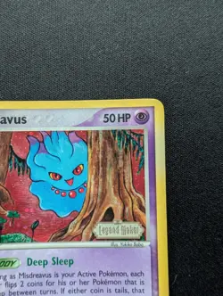 M/NM Pokemon Misdreavus Holo Card 40/92 Legend Maker 2006 - Image 3