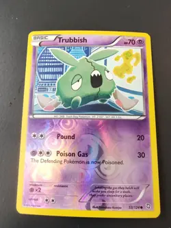 Pokemon Dragons Exalted Trubbish 53/124 Reverse Holo Card - Image 1