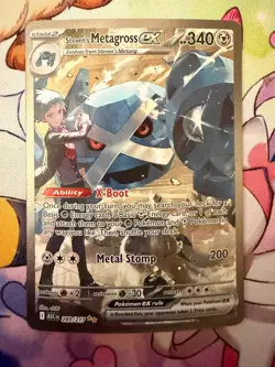 Pokemon TCG - Steven's Metagross ex - 289/217 - ME: Ascended Heroes SIR - NM - Image 1