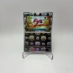 Japanese Pokemon 151 Rattata Master Ball sV2a 019/165 Reverse Holo - Image 1