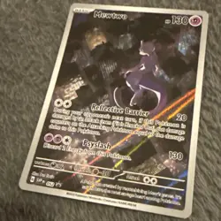 Pokemon Card TCG - Mewtwo SVP 052 Black Star Promo Scarlet & Violet 151 Promo - Image 2