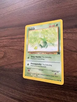 Team Rocket #63/82 Oddish Pokemon NM - Image 4