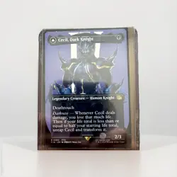Cecil, Dark Knight FF MTG - 0380 - Borderless Light Play MTG Magic - Image 1