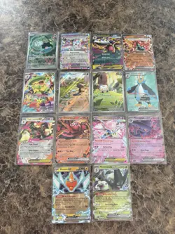 Pokemon Card (14) Lot. Guaranteed IR, Full Art, EX - Image 1