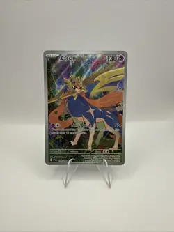 Pokemon Zacian 100/094 Phantasmal Flames Illustration Rare Full Art Holo - Image 1
