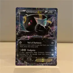 Pokemon Umbreon EX Holo Ultra Rare 55/124 Fates Collide 170 HP - Image 1