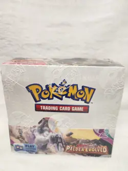 Pokemon TCG Paldea Evolved Booster Box Factory Sealed 820650863493 - Image 1