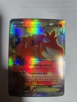Pokemon Camerupt EX Ultra Rare Holo XY Primal Clash 29/160 Basic 180 HP - Image 1