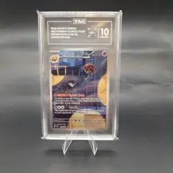 2025 Pokemon Team Rockets Orbeetle 198/182 - Sv10: Destined Rivals Holo TAG 10 - Image 1