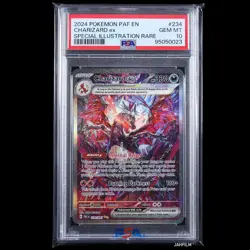 PSA 10 Pokemon 2024 PAF EN Charizard ex SIR Paldean Fates 234/091 - Image 1
