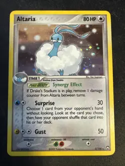 Pokemon Altaria 2/108 ex Power Keepers Pokemon Holo Rare SWIRL 2007 - Image 1