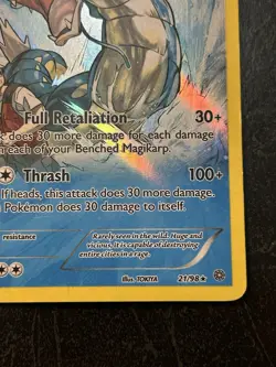 2015 Pokemon XY Ancient Origins Gyarados Holo 21/98 HP/DMG - Image 5
