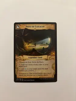 1x Storm the Vault Vault of Catlacan - Rivals of Ixalan - Regular - MTG - NM - Image 2