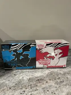 Pokemon Black Bolt and White Flare Elite Trainer Box ETB Set of 2 - NEW/SEALED - Image 1