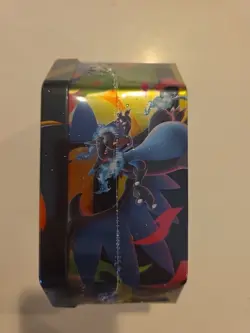 Pokemon Mega Charizard ex Factory Sealed Tin Box - Charizard Y - 4 Booster Packs - Image 2