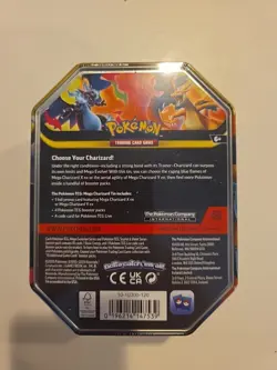 Pokemon Mega Charizard ex Factory Sealed Tin Box - Charizard Y - 4 Booster Packs - Image 3