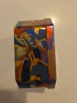 Pokemon Mega Charizard ex Factory Sealed Tin Box - Charizard Y - 4 Booster Packs - Image 4