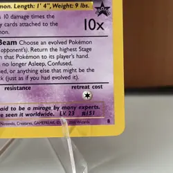 Mew #8 Promo Regular Pokemon TCG - Image 4