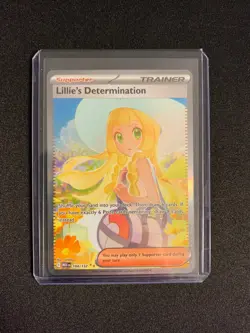Pokemon Mega Evolution Lillie’s Determination 184/132 Special Illustration Rare - Image 1