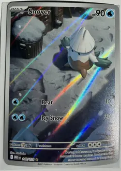 Pokemon Snover 140/132 Me01: Mega Evolution Illustration Rare Holo Card 2025 - Image 1