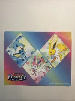 Pokemon TCG Prismatic Evolution Tech Sticker Sheet - Eeveelutions - Image 1