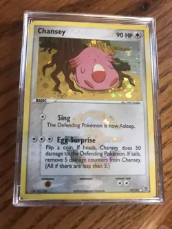 Chansey 19/112 EX FireRed & LeafGreen Pokemon Card Reverse Holo Rare - Image 1