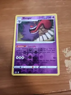 Pokemon Gengar TCG Holo Rare Promo Card 057/198 Trick or Trade 2022 - Image 1